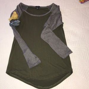 Rue 21 long sleeve baseball tee